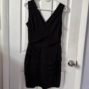 Elegant Black Sleeveless Dress